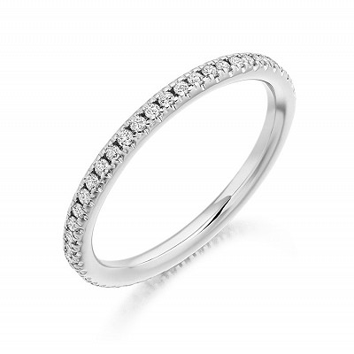 Round Brilliant Diamond Full Eternity Ring