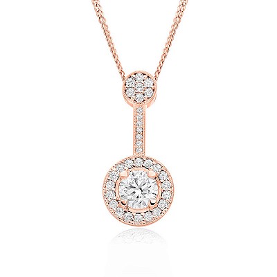 Round Brilliant Cut Diamond Pendant